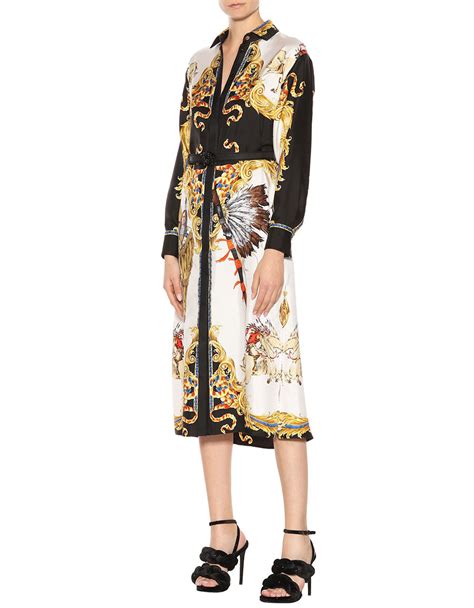 Versace Printed Silk Dress · Vergle