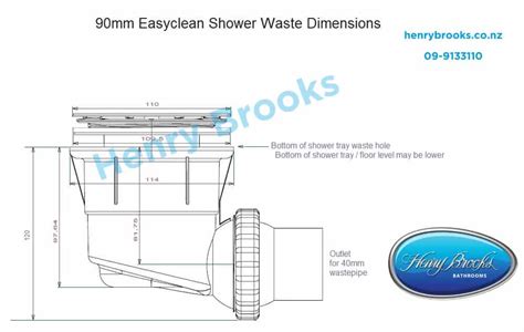 A shower which fits harmoniously with the tiled floor, without trip edges? Shower Waste Easy Clean - makes for an easy install of our ...
