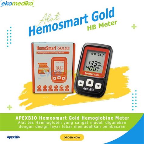 Jual Alat Cek Hb Hemoglobin Apexbio Hemosmart Gold Meter Di Lapak Eko