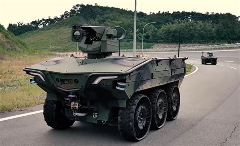 Hanwha Defense Unveiled Its Arion Smet 6×6 Unmanned Ground Vehicle Ugv