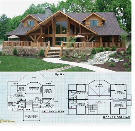 Rustic Log Cabin Floor Plans Best Home Design Ideas