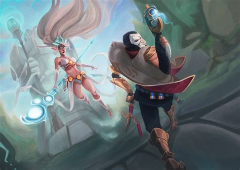 Janna And Jhin By Vitorvincent Hd Wallpaper Background