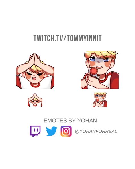 Pt2 Twitch Emotes For Tommyinnit Dd I Had Too Much Fun With The Other