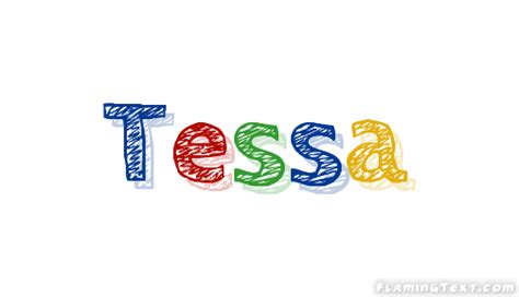 Tessa ロゴ フレーミングテキストからの無料の名前デザインツール