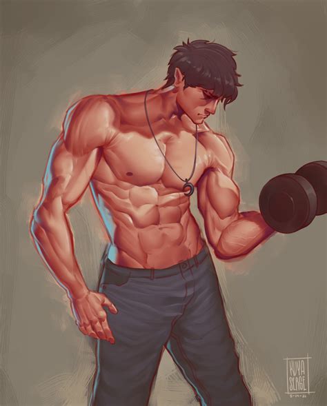 Artstation Commissioned Muscular Male Character 2