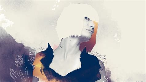Wallpaper Face Drawing Illustration Women Anime Abstract