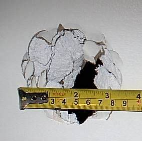 If the hole has rougher edges, gently sand. Pin on Drywall
