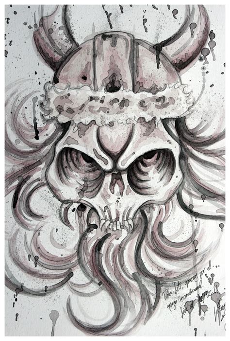 Viking Skull By Incognosdesign On Deviantart