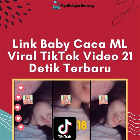 Link Baby Caca Ml Viral Tiktok Video 21 Detik Terbaru
