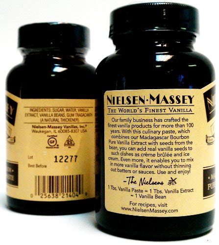 Nielsen Massey Madagascar Bourbon Pure Vanilla Bean Paste 2 Jars