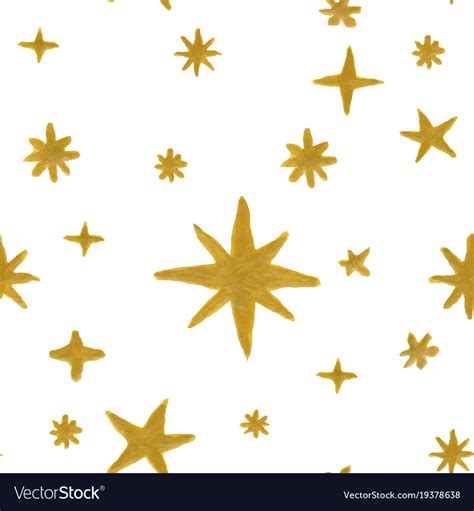 Seamless Pattern Stars Royalty Free Vector Image