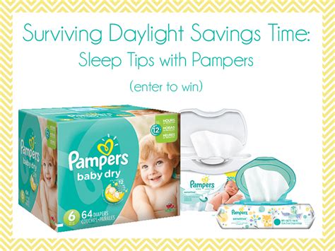 Surviving Daylight Savings Time Sleep Tips With Pampers Plus A