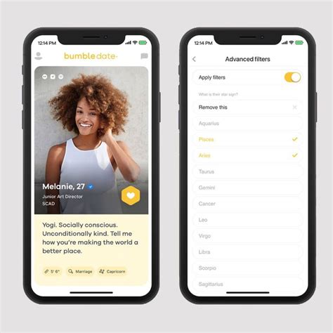 Women are in the driver's seat when it comes to starting a conversation. Bumble Dating App Introduces Filters