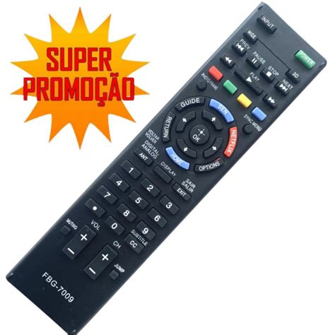 Controle Remoto Smart Tv 3d Netflix Sony 7009 Shopee Brasil