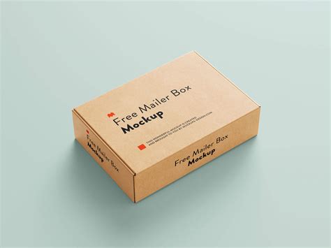 Free Delivery Mailer Box Mockup Psd Set Good Mockups