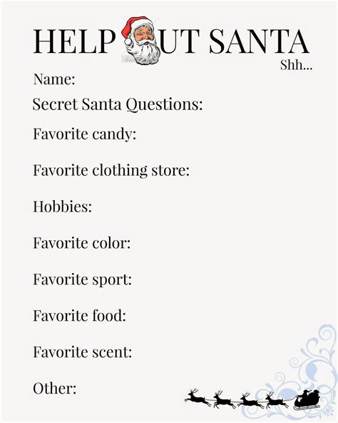 Free Printable Secret Santa Notes Here Are Some Interesting Ones For