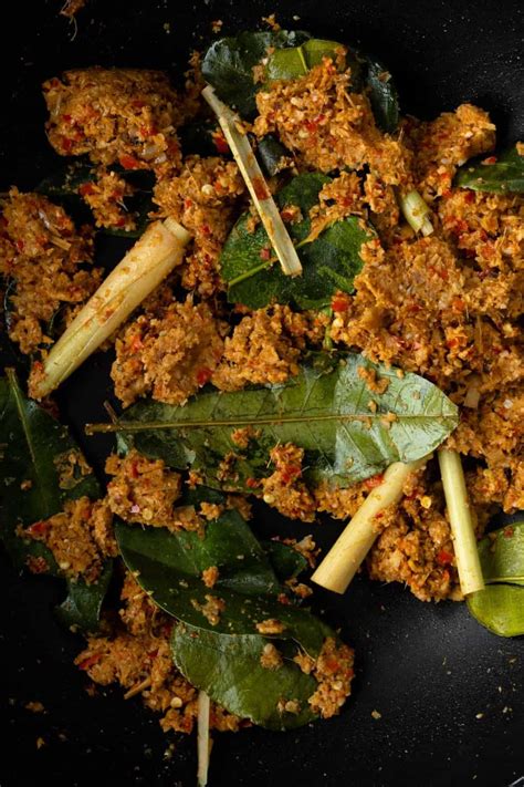 Authentic Vegan Rendang Step By Step Pics The Fruity Jem