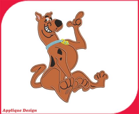 Scooby Doo Applique Design 02 Instant Download Etsy