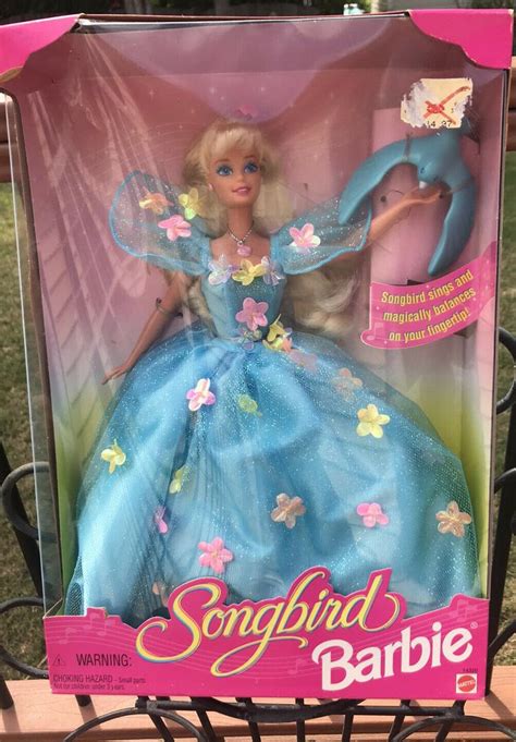 Mattel 1995 Barbie Doll Magical Songbird Barbie Singing Bird 14320 Mint