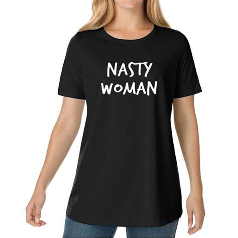Summer 2018 Womens T Shirts Nasty Women Print Funny Harajiku Short