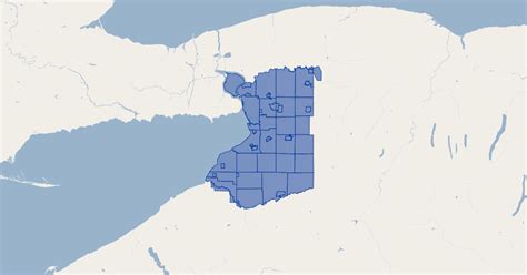 Erie County New York Municipal Boundaries Gis Map Data Erie County