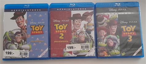 Toy Story 1 3 Blu Ray Collection Nya Inplasta Köp På Tradera