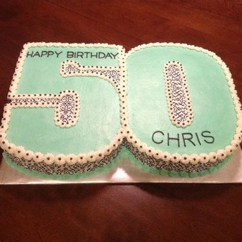 Buttercream Number 50th Birthday Cakes For Men 50th Birthday Cake