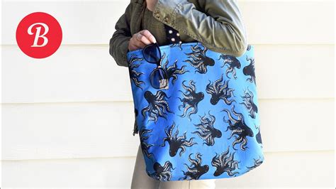 Diy Reversible Tote Bag Sew It Yourself Youtube