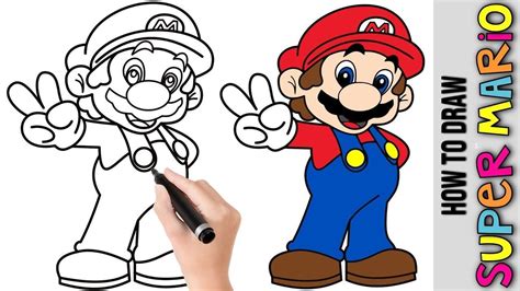 How To Draw Mario Characters Step By Step Kerstin News