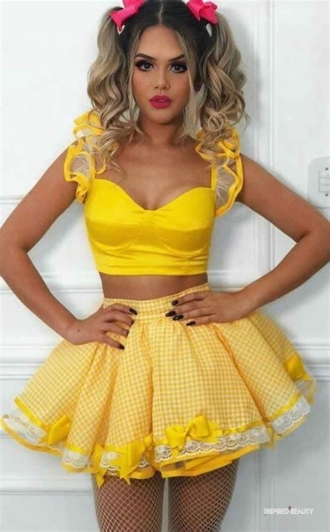 50 Last Minute Cute And Unique Halloween Costumes For Women Yellow Pin