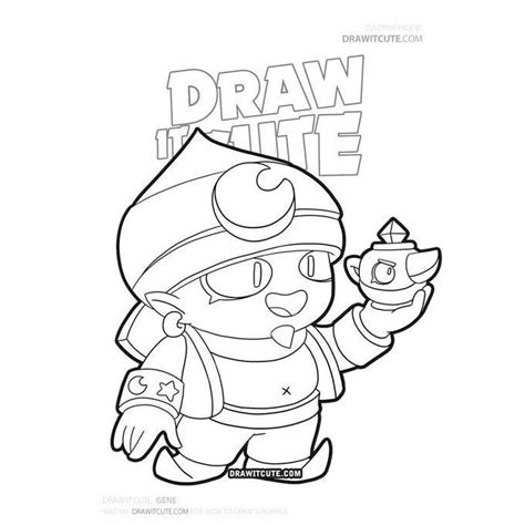 Brawl Stars Coloring Pages Jacky Free Coloring Pages