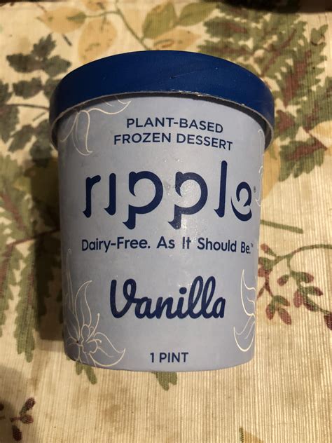 Ripple's natural flavors are vegan, contain no artificial sweeteners and colors, and no msg. RIPPLE ICE CREAM this is the best nondairy ice cream I ...