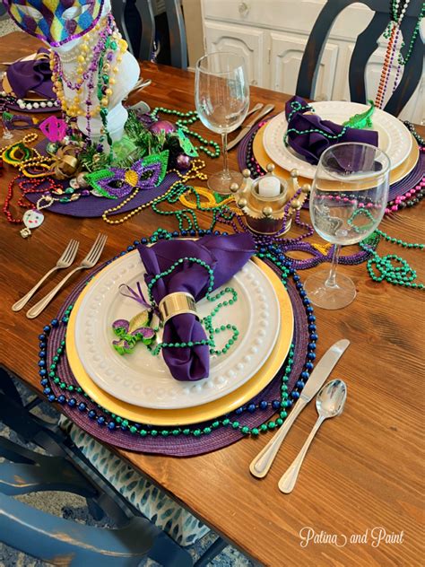 Mardi Gras Table Patina And Paint