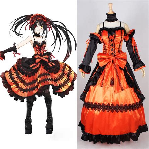 Date A Live Tokisaki Kurumi Costume Cosplay Dress For Adult Women