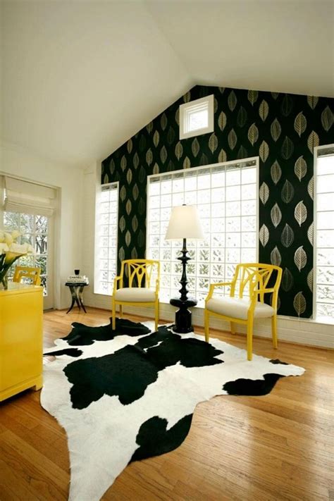 Black And White Cowhide Rug Cowhides Direct Video Modern