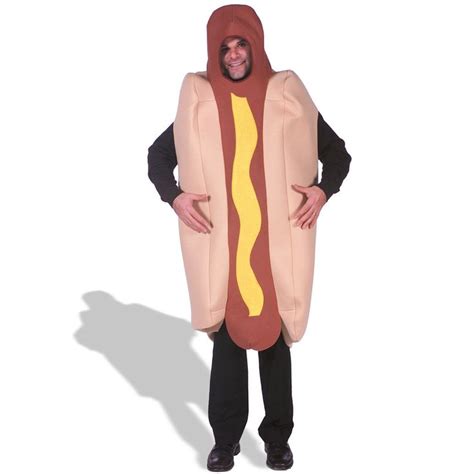 Hot Dog Deluxe Adult Costume Adult Costumes Hotdog Costume Funny