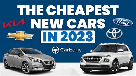 Discover The Cheapest Cars Trucks Suvs And Evs Available In 2023