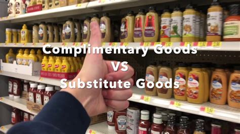 The Difference Between Complementary Goods And Substitute Goods Youtube