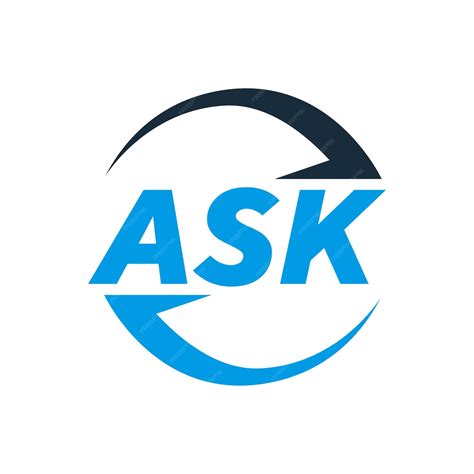 Premium Vector Ask Logo Design Template Logo Design Ask