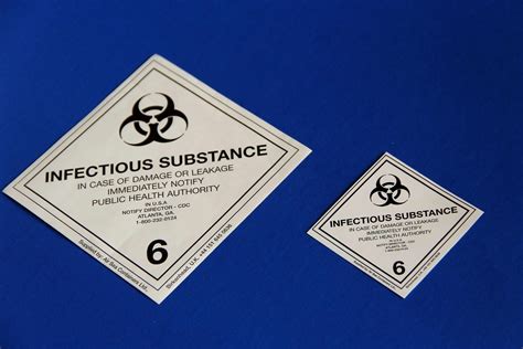 Free Picture Dangerous Goods Shipping Label Sign