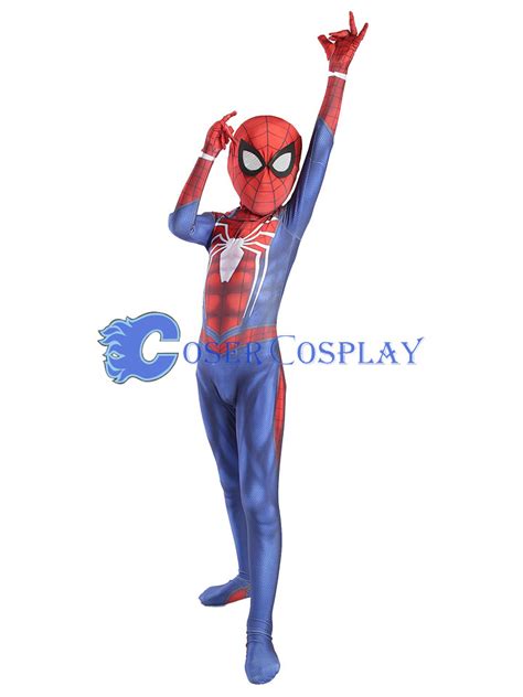 Why not urge your clever young learner to create their own adventures in spiderman comic? 2018 Insomniac PS4 Spiderman Kids Halloween Costume ...