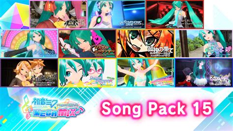 Hatsune Miku Project Diva Mega Mix Song Pack 15 For Nintendo Switch