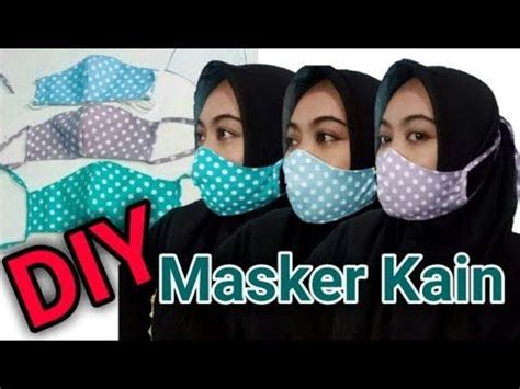 Kerudung atau jilbab ini bisa jahitan pinggiran kerudung itu di buat sekecil mungkin agar terlihat manis saat digunakan, untuk. CARA MENJAHIT MASKER TALI - YouTube | Menjahit, Pola ...