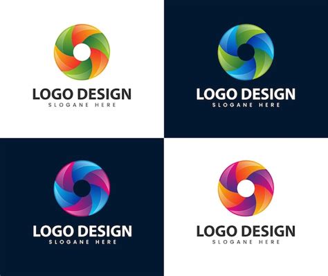 Premium Vector Abstract Colourful Circle Logo Design