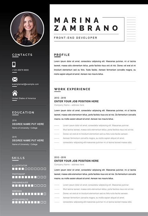 Read your resume from top to bottom, provide the necessary information, and optimize it perfectly. Perfect Resume Example for Word Format - Editable ...