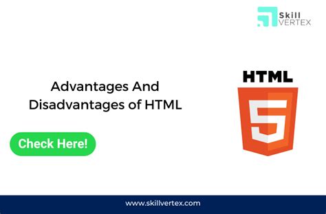 Advantages And Disadvantages Of Html