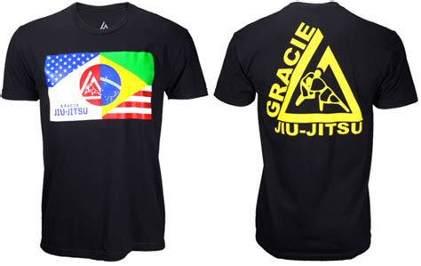 Gracie Jiu Jitsu Flag Shirt