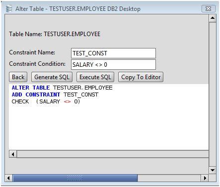 Oracle Add Constraint to Oracle Database Tables via the Alter Table Command