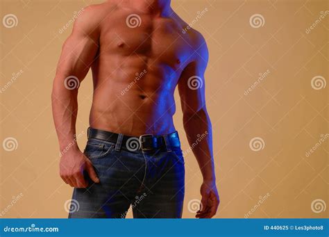 Vertical Buff Guy Royalty Free Stock Photo Image 440625