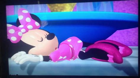Minnie Sound Asleep From Picking A Sleeping Rose She Starred On The Mickey Mouse Clubhouse